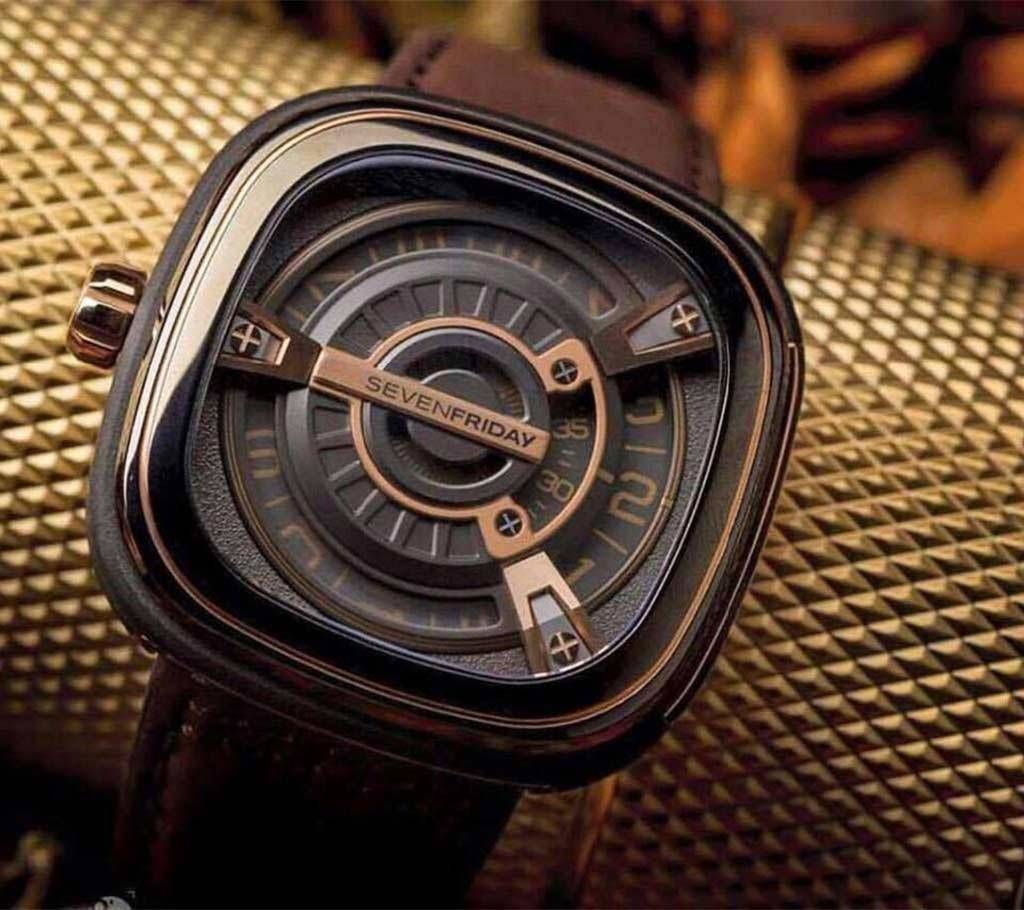 Seven Friday gents analogue wrist watch-copy
