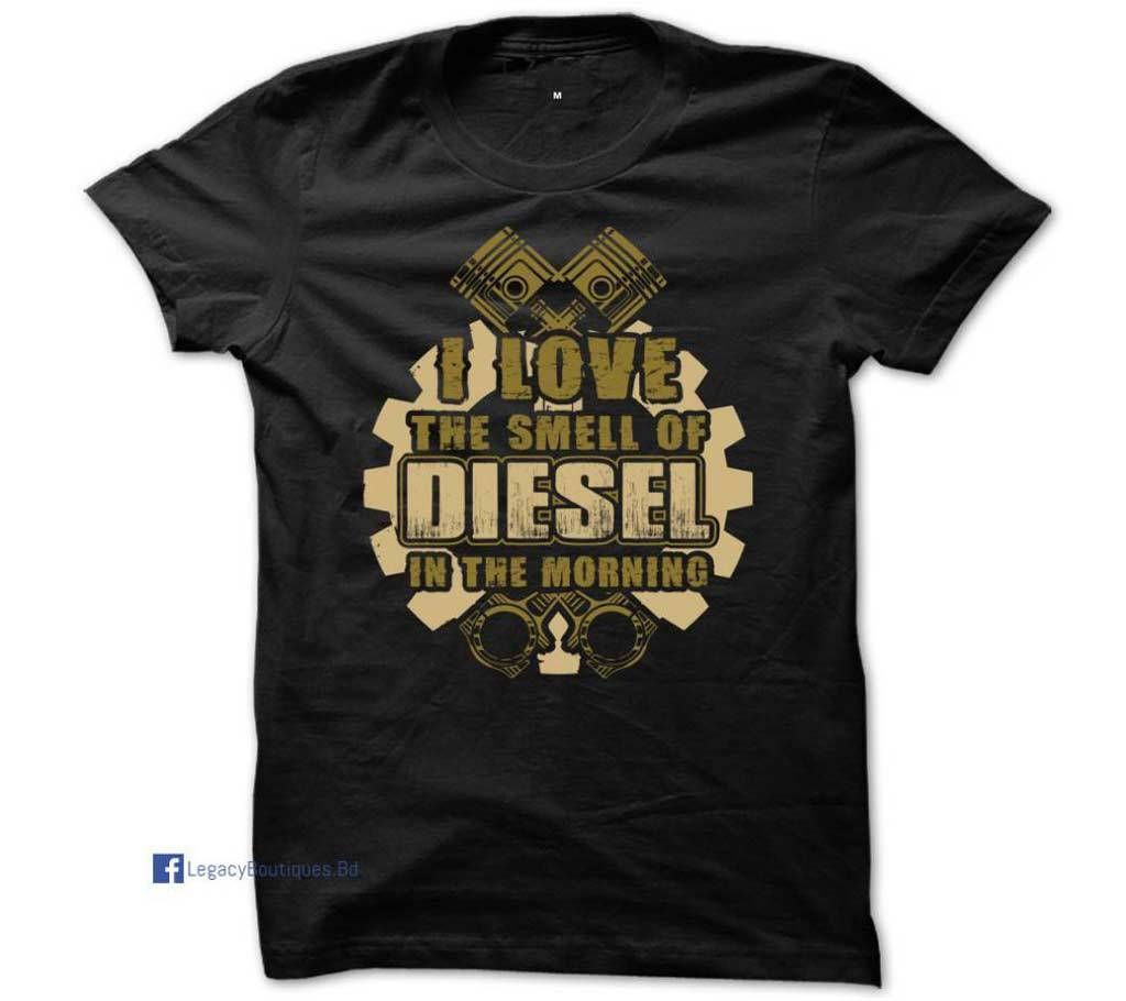 I Love The Smell of Diesel in the Morning Men's Half Sleeve T-shirt