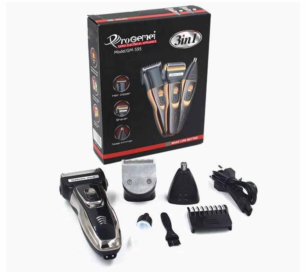 Gemei Gm-595 3 In 1 Trimmer