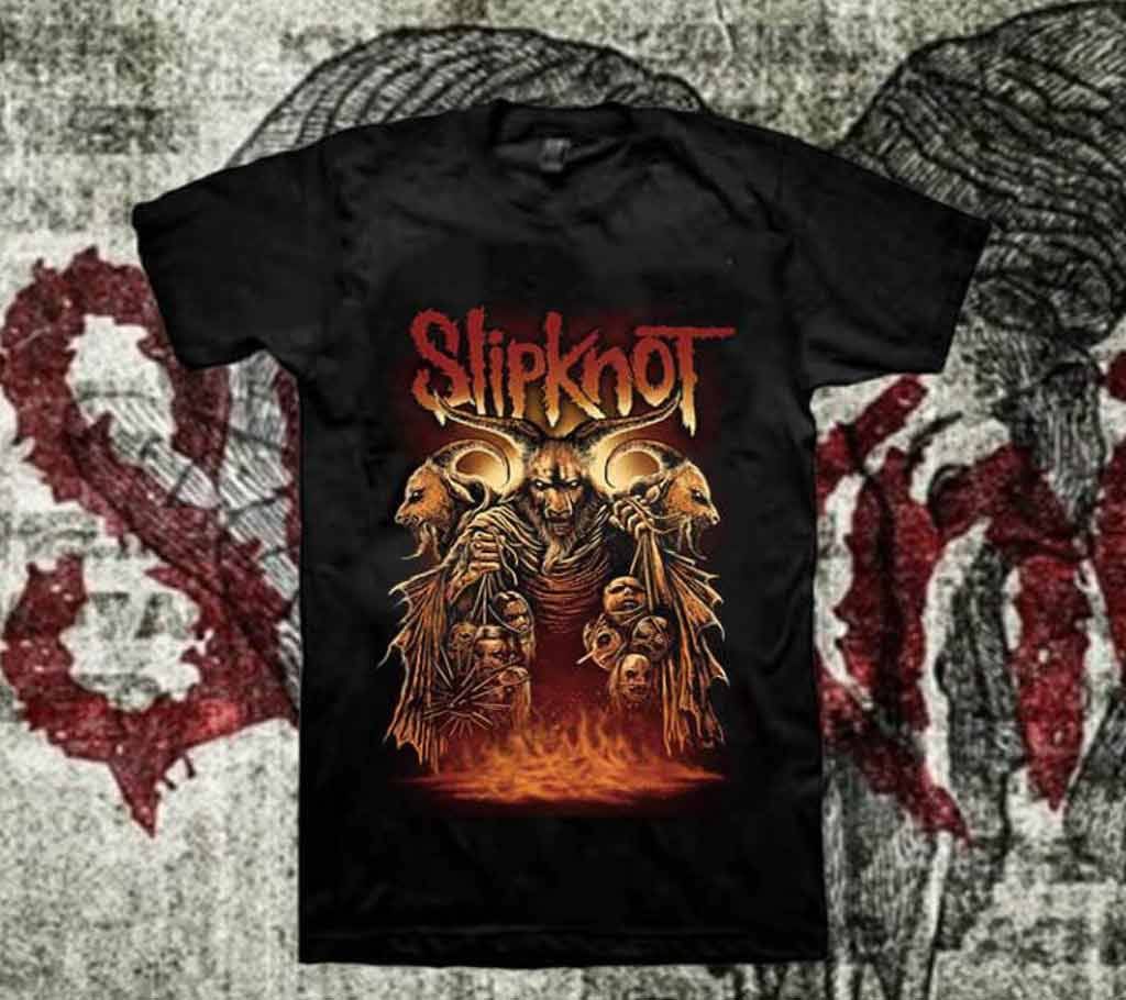 slipknot half sleeve gents cotton t shirt 