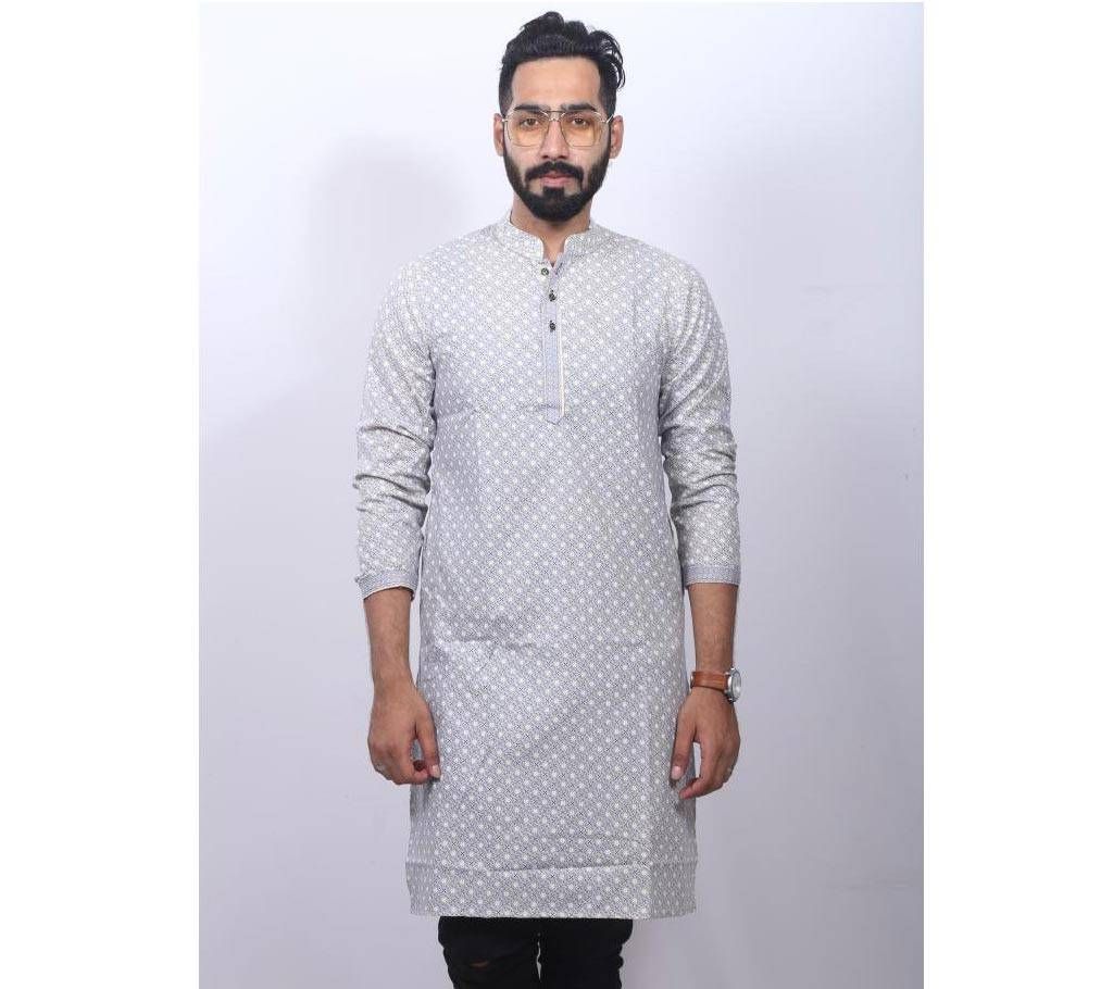 Check Printed panjabi for men