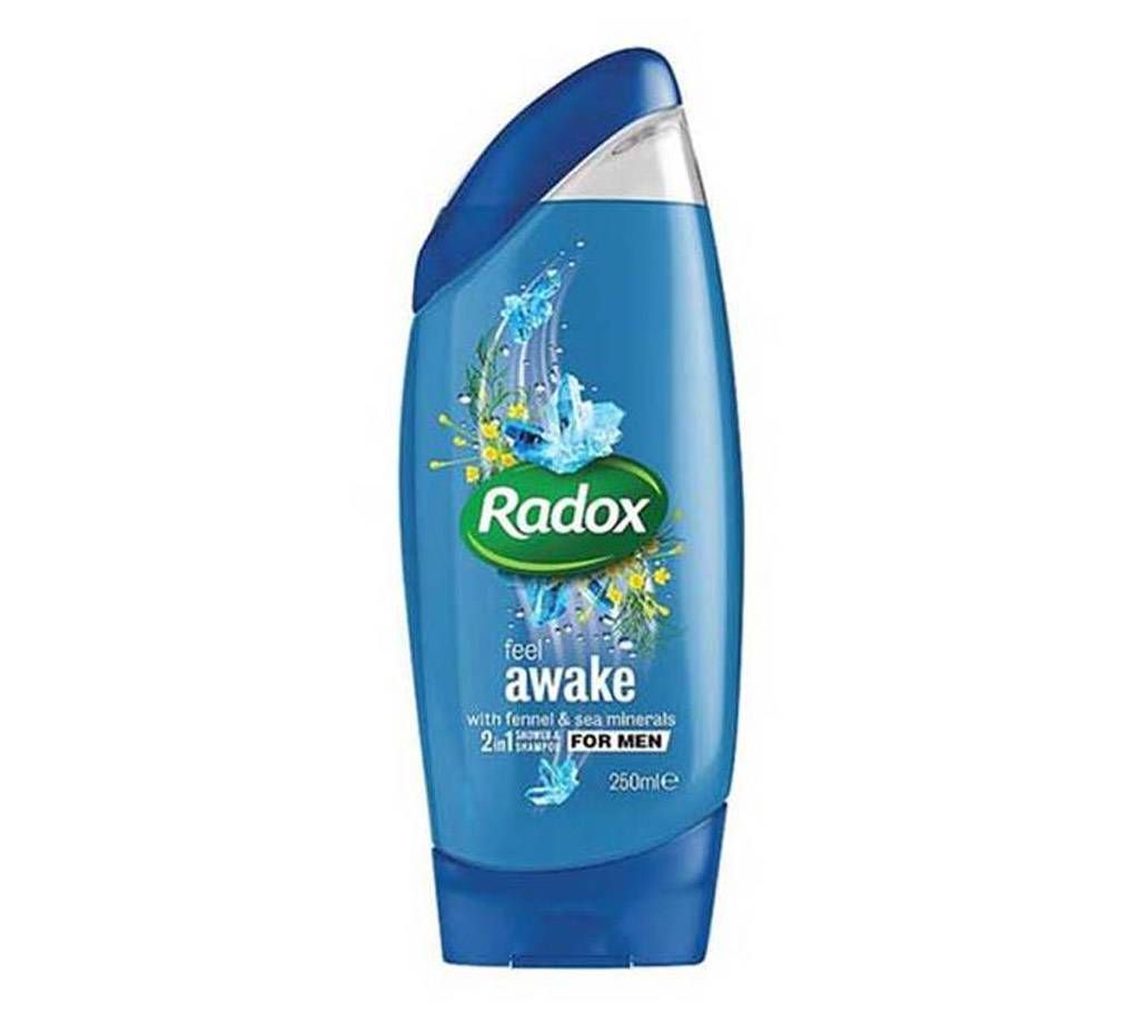 Radox Feel Awake For Men 2 In 1 Shower Gel 250ML UK