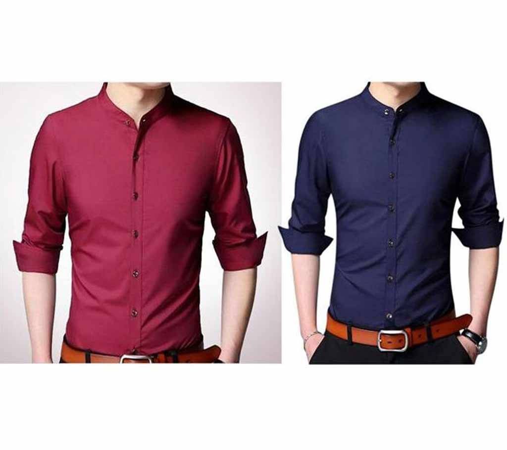Combo Men's Full Sleeve Formal Shirt 