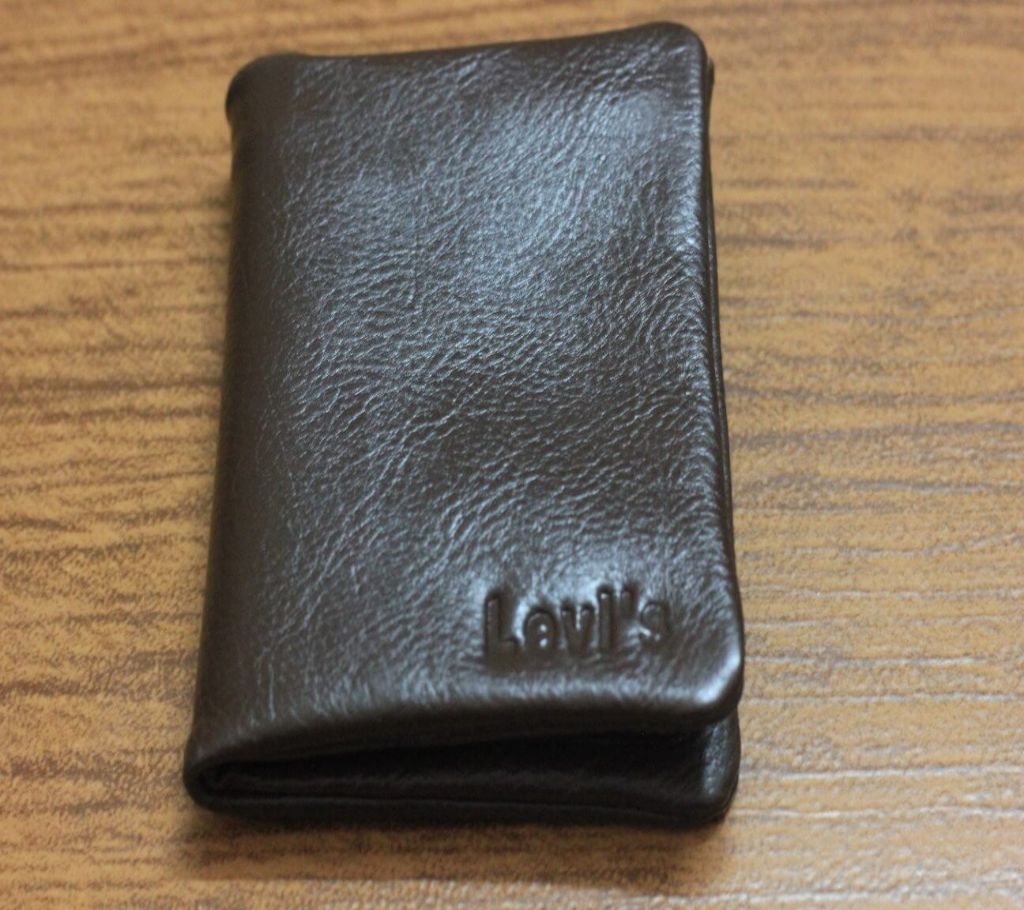 Levis leather wallet for Man - Chocolate
