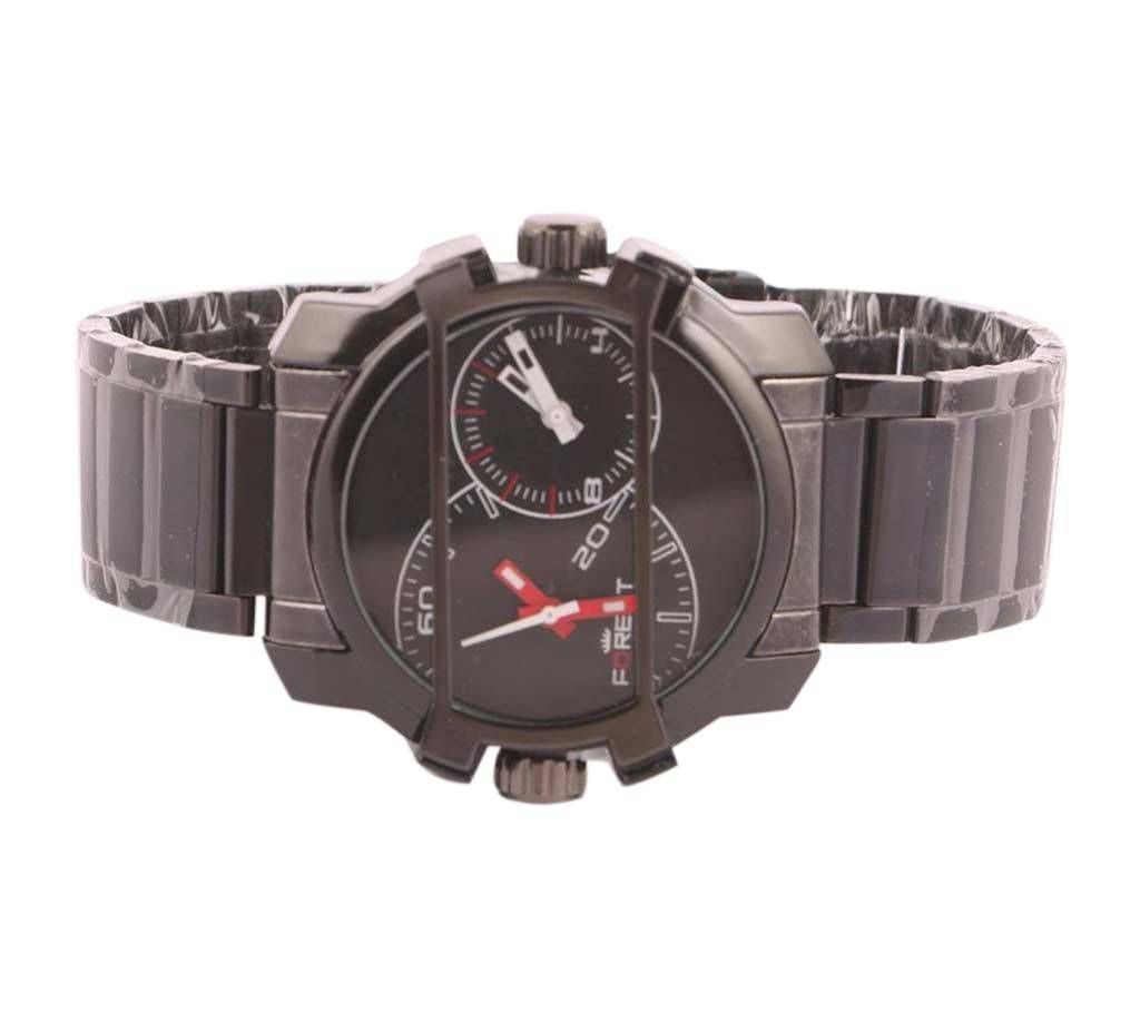 Forest Stainless Steel Watch for Men-Black