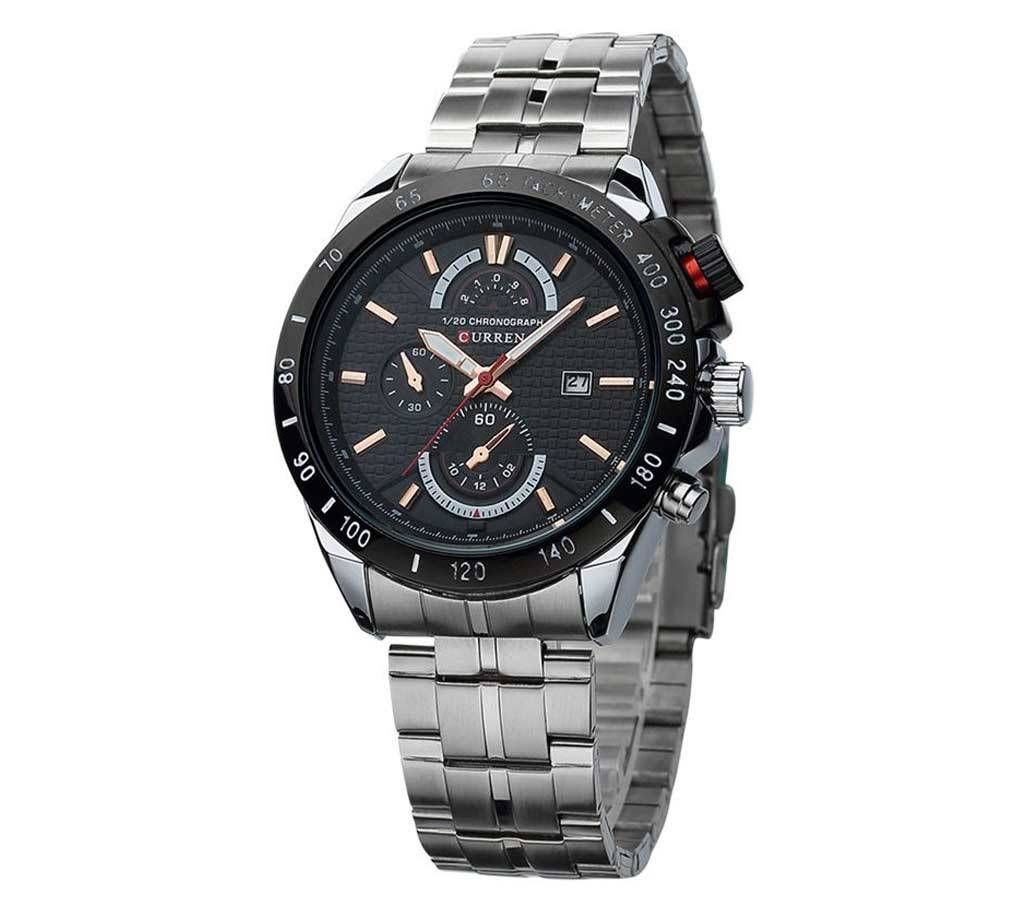 CURREN 8148 Casual Sports Watch Full Steel Quartz Mens Fashion Male Wrist Watch