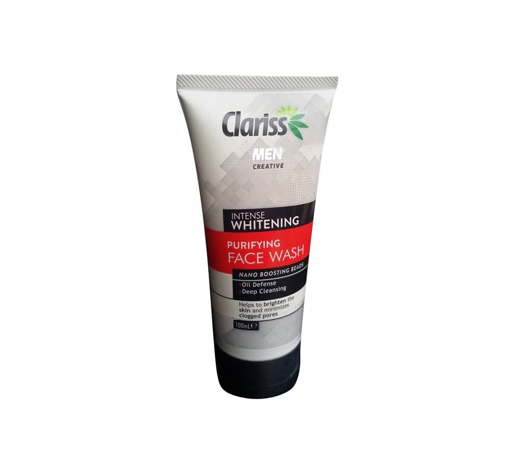 Clariss Men Face Wash- Intense Whitening-100ml-Thailand 