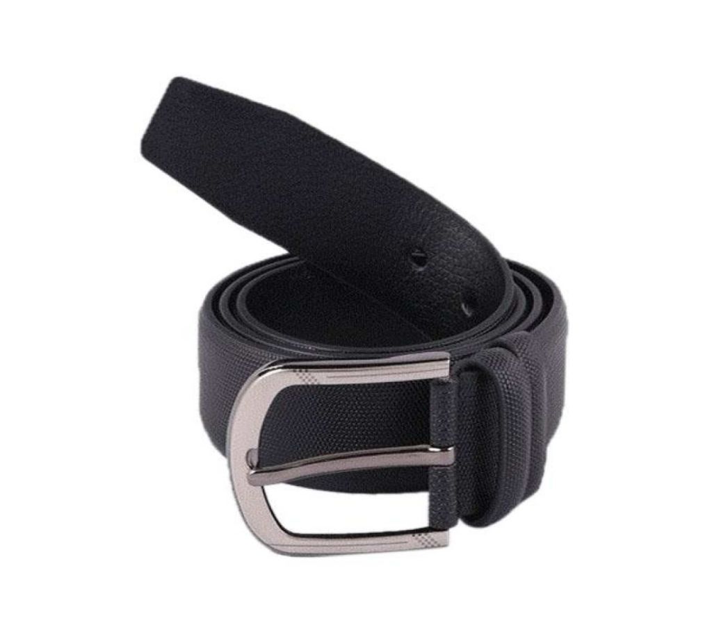Black Artificial Leather Belt For Man-CSB-74