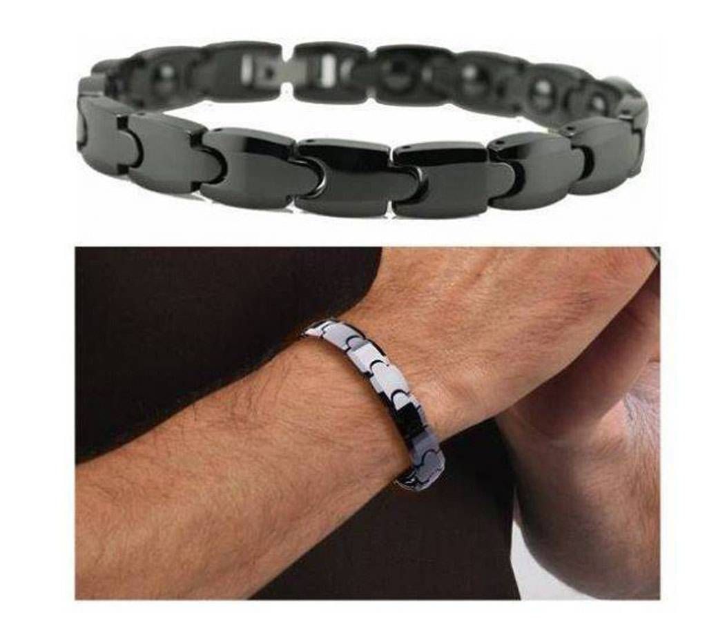 Energy Magnetic Ceramic Titanium Bracele