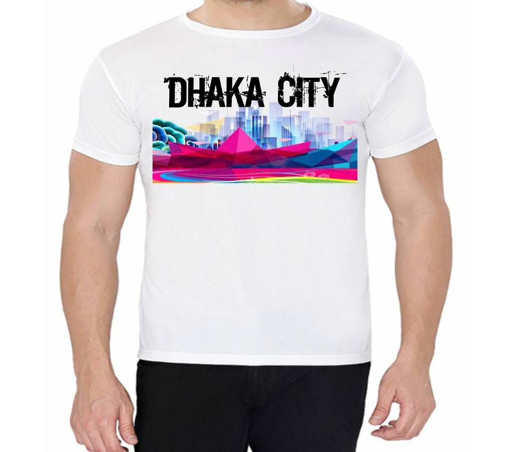 Dhaka City - Half Sleeve T-shirt For Men