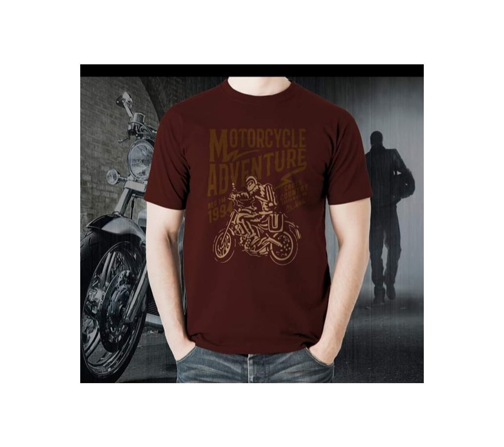 Maroon T-shirt for Men