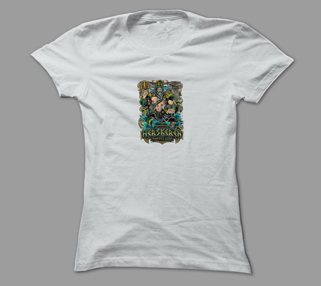 Herskeren White Polyester T-Shirt