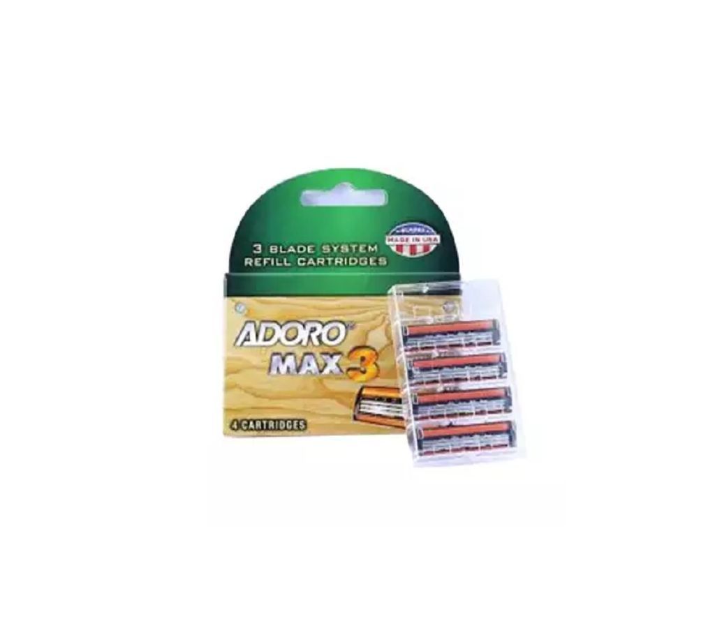 Max 3 Refill Cartridge Pack - 4 Pcs
