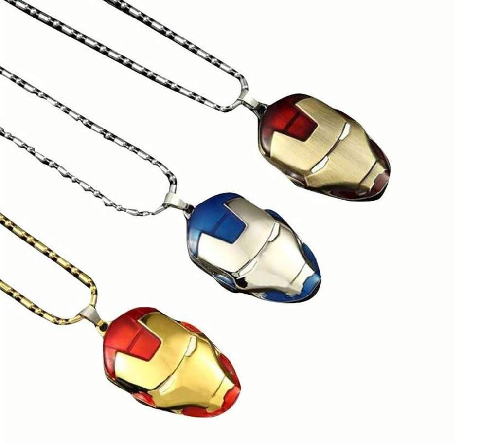 Iron Man Necklace for Men- 1pc