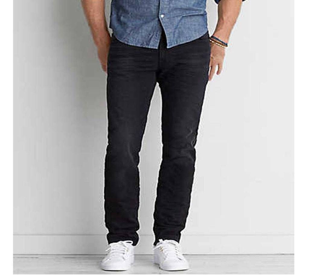 Black denim jeans pant for men