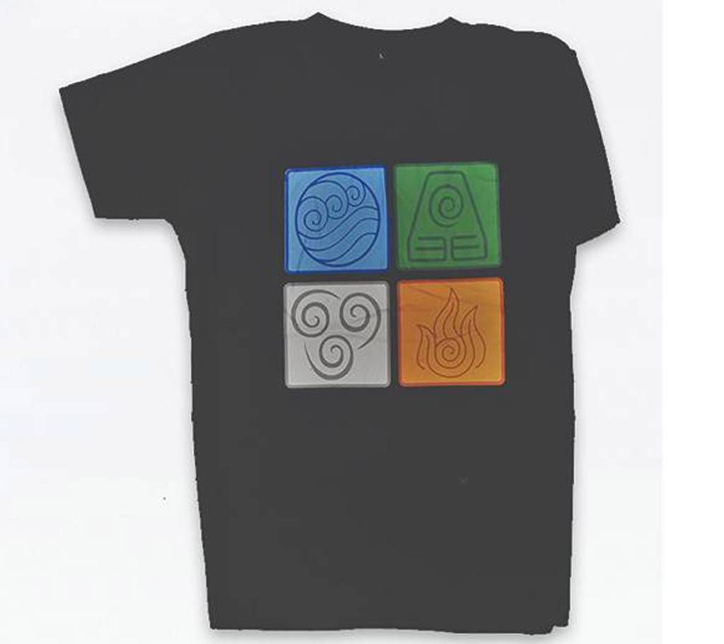 Avatar 4 Nations Gents Half Sleeve Cotton T-Shirt 