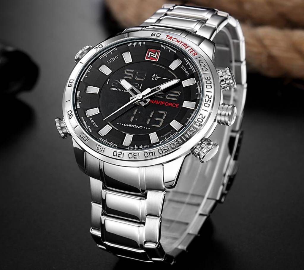 Black Naviforce Chain Luxury Watch
