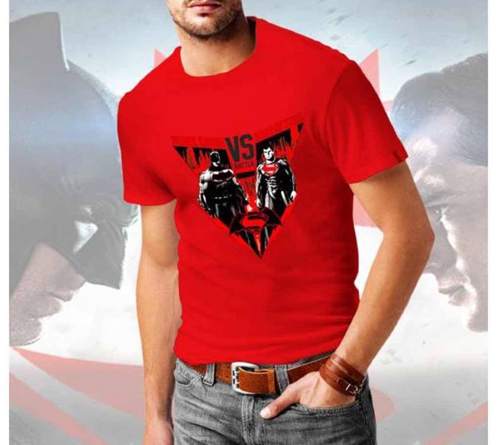 Batman vs Superman Menz Half Sleeve T Shirt