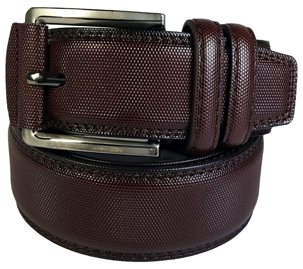 Chocolate Casual and Formal Leather Belt for Men-0381BLT