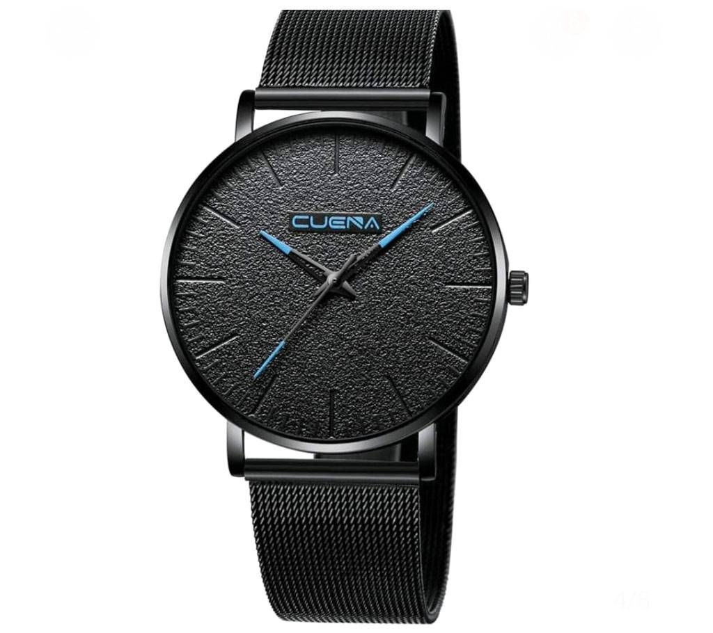 Men Watches Fashion Sport Alloy Mesh Strap Quartz Business Casual Watch