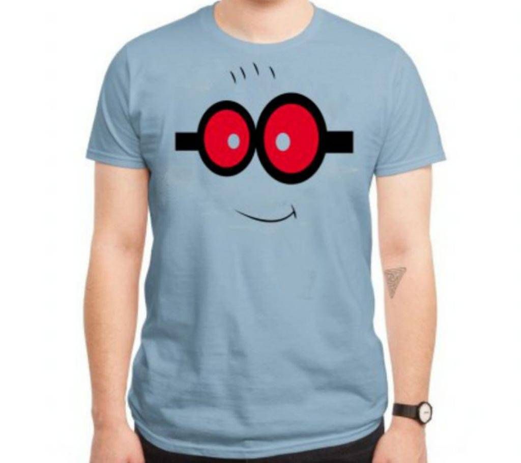 Mens Half Sleeve Cotton Round neck  t-shirt