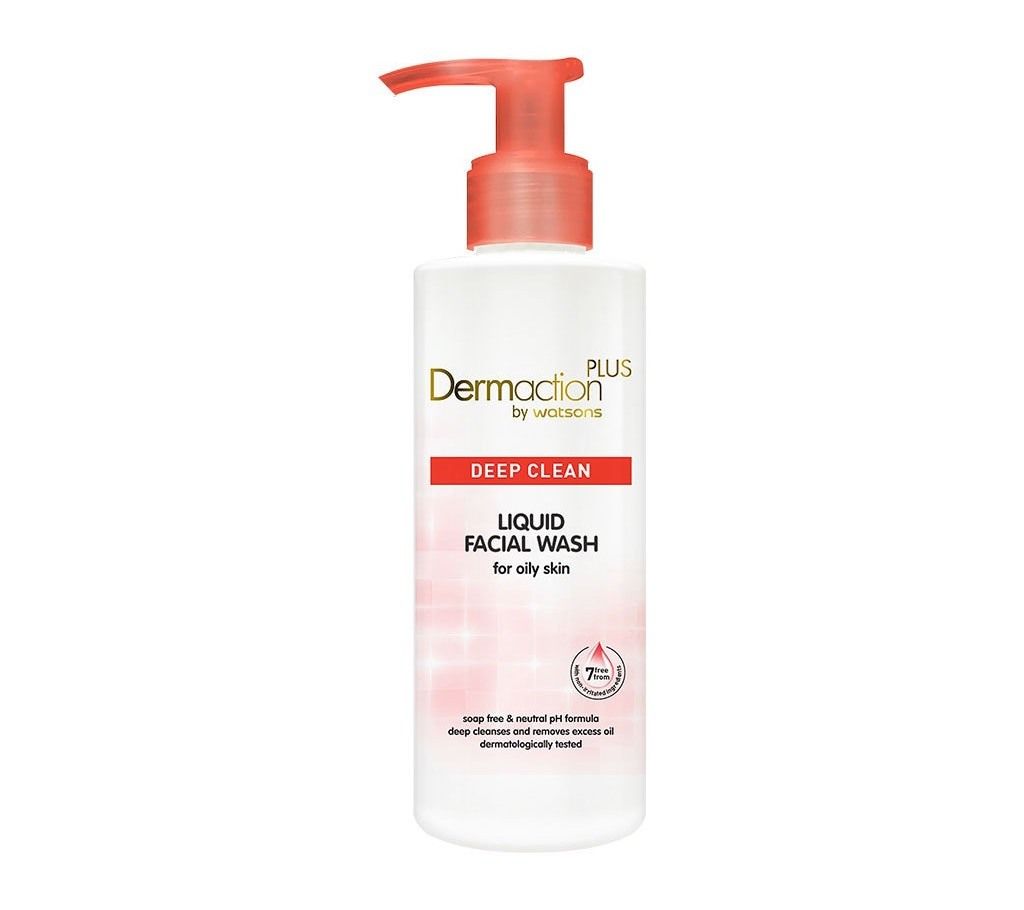  Watsons Deep Clean Liquid Facial Wash 150ml- Thailand