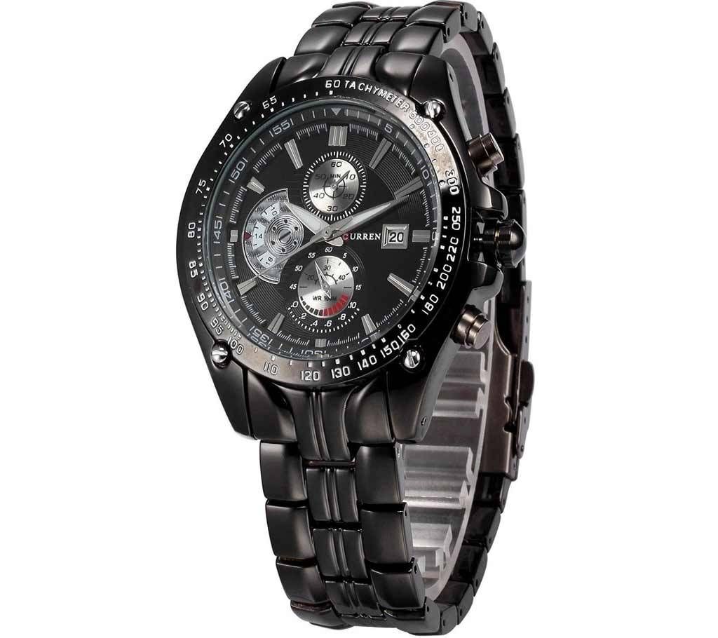 CURREN 8083  BLACK WATCH FOR MEN
