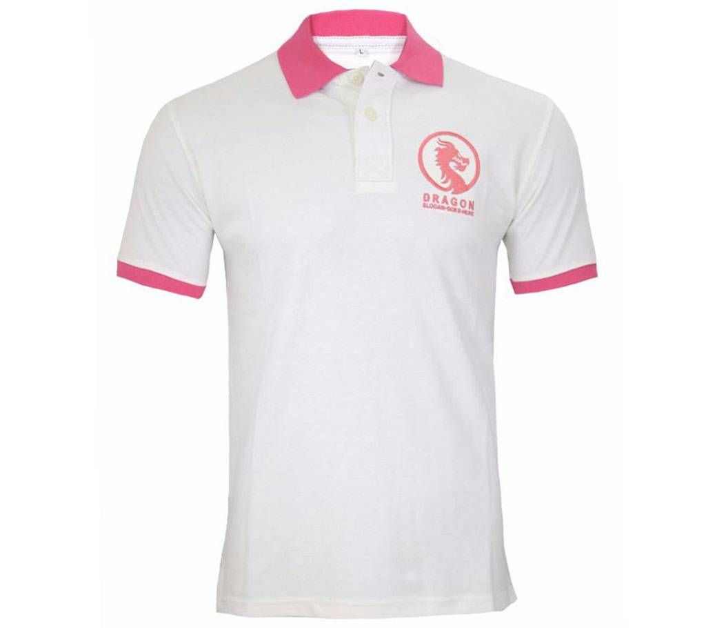 Dragon printed polo shirt for men 