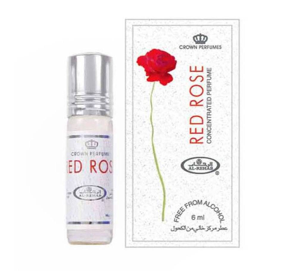 Al-Rehab Red Rose Attar - 6ml (UAE)