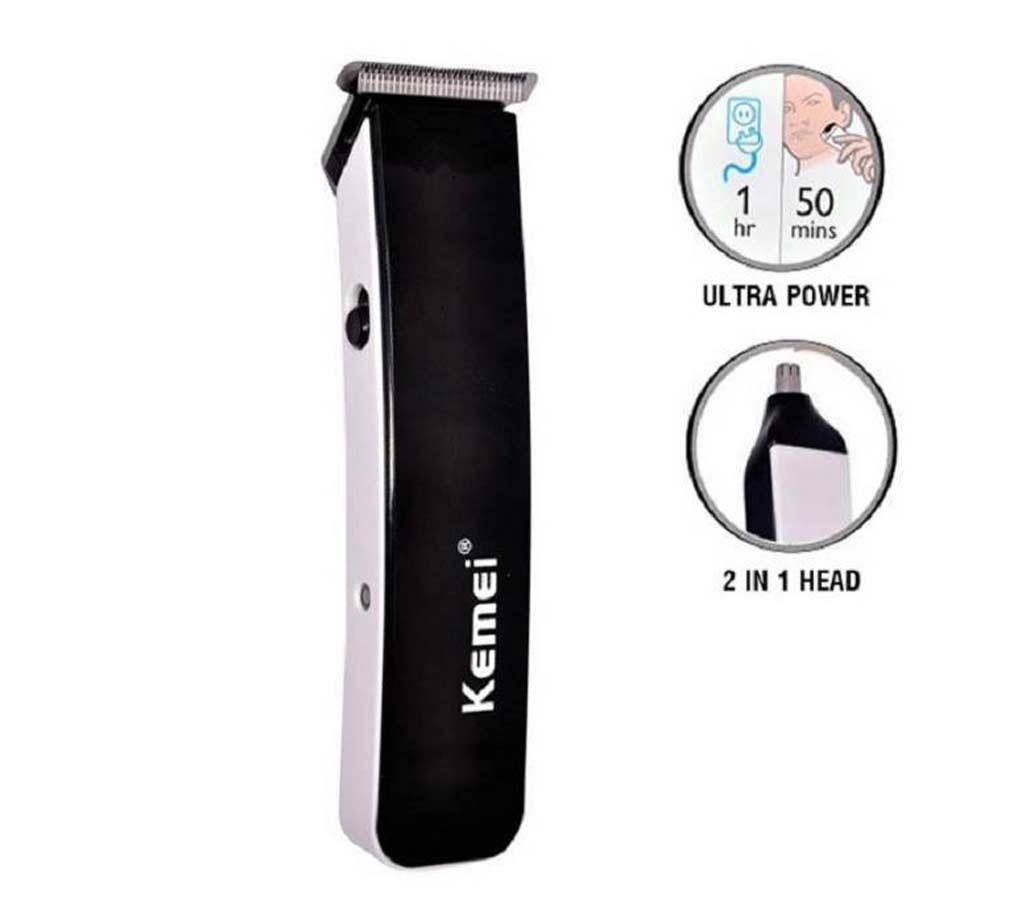 KM-3560 2 in 1 Rechargeable Hair Clipper and Trimmer