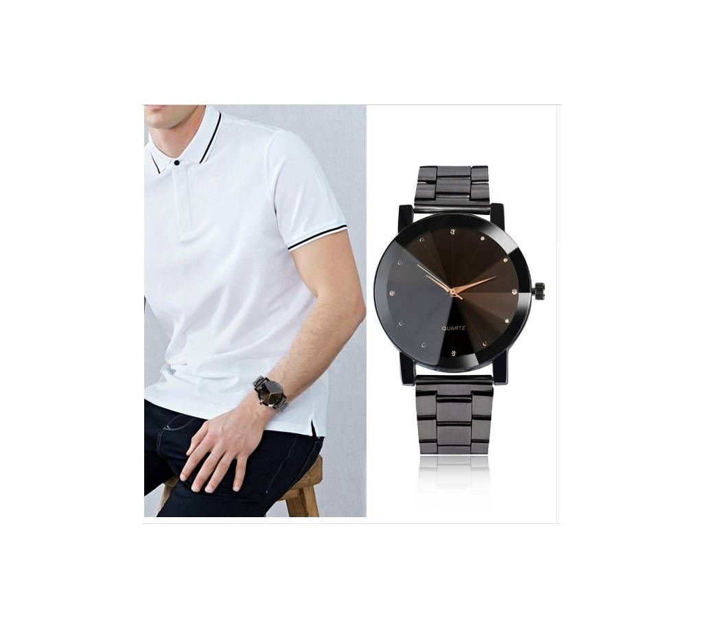 Men's Stainless Steel Quartz Watch