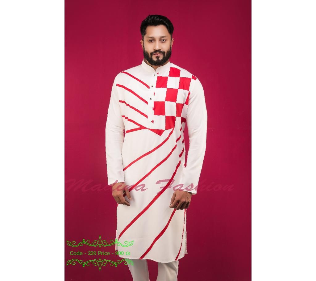 Boisakhi stylish semi long panjabi