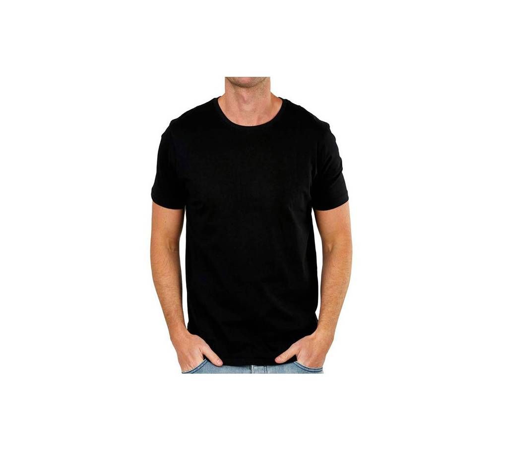Black color Menz Half Sleeve T-Shirt