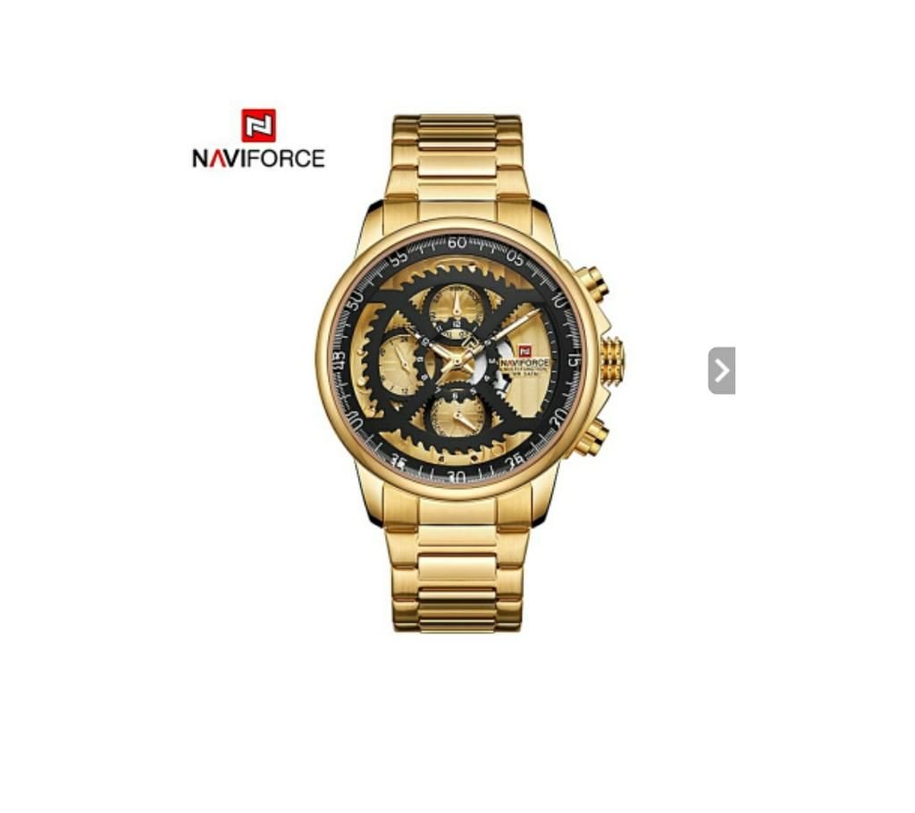 Naviforce Gold Naviforce Gold Stainless Steel Wrist Watch NF9150M