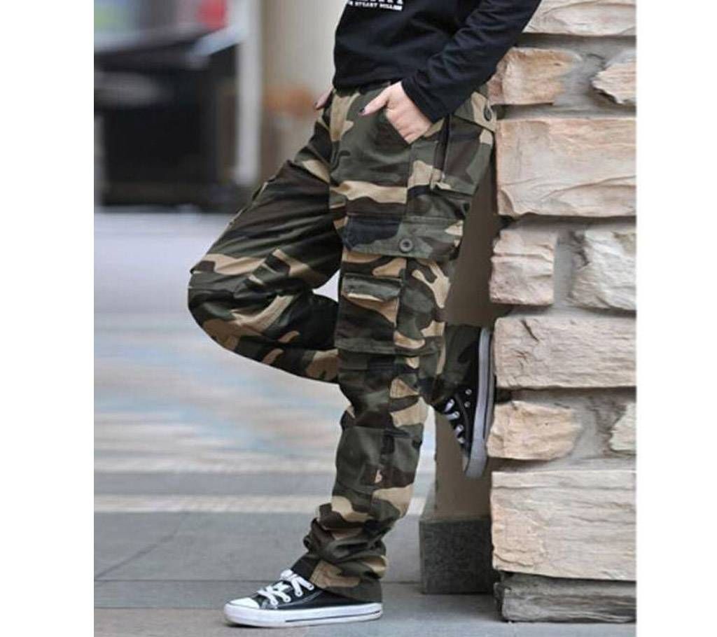 Army Printed Twill Cargo Pant for Men