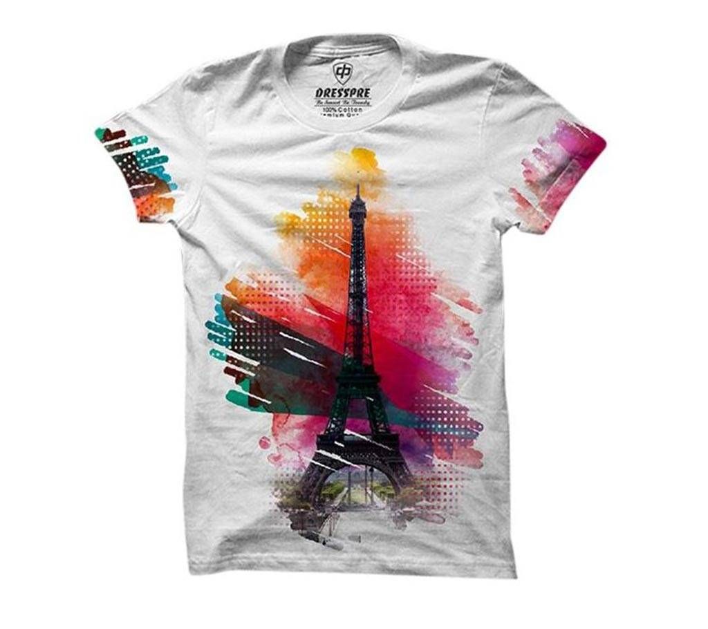 Men half selefe cotton t- shirt