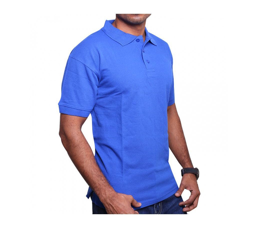 Blue Mens Polo Shirt