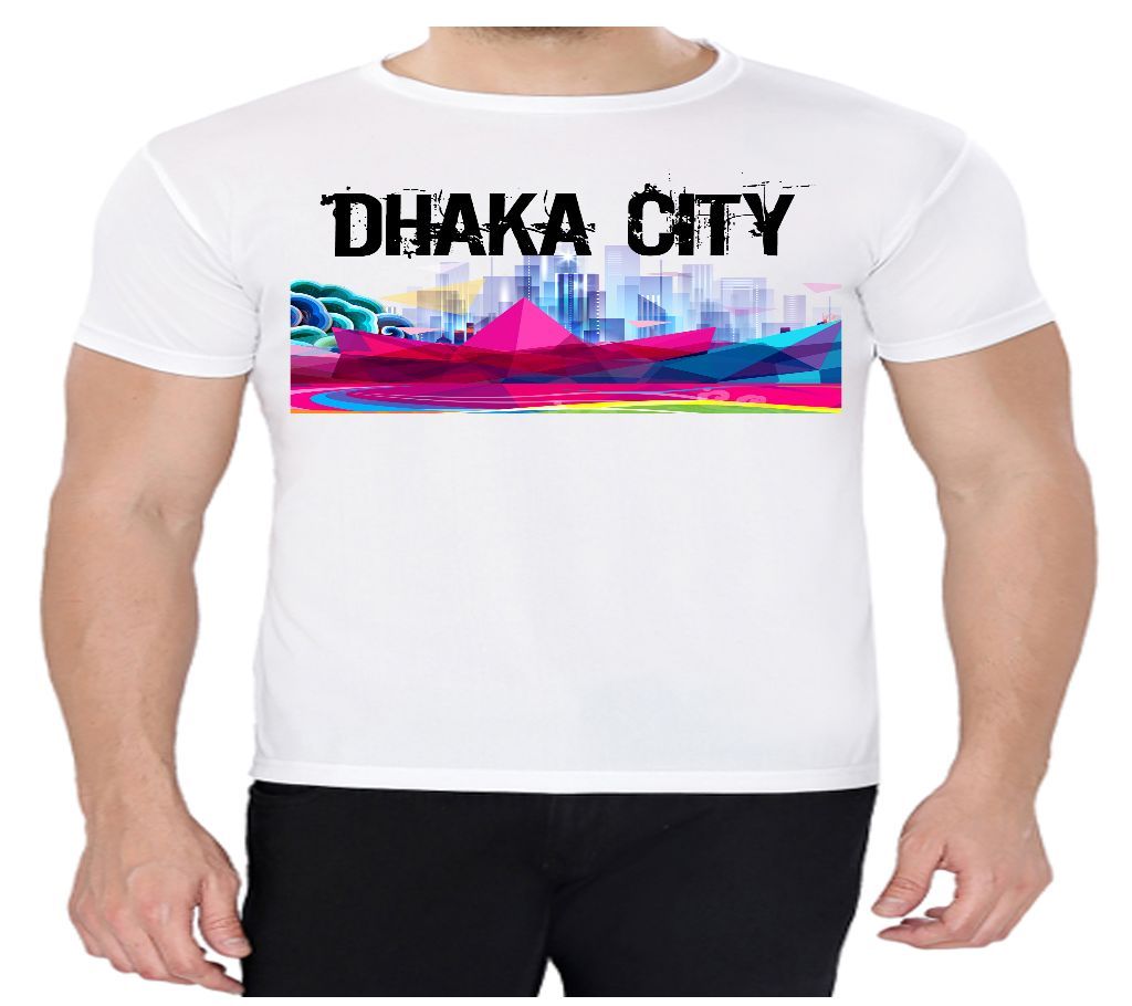 Green Dhaka - Dhaka Half Sleeve T-shirt For Men