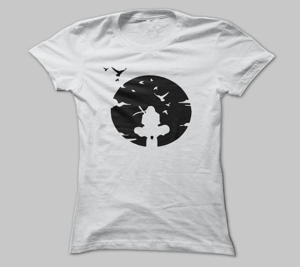 SAMURAI WHITE COTTON TSHIRT FOR MEN