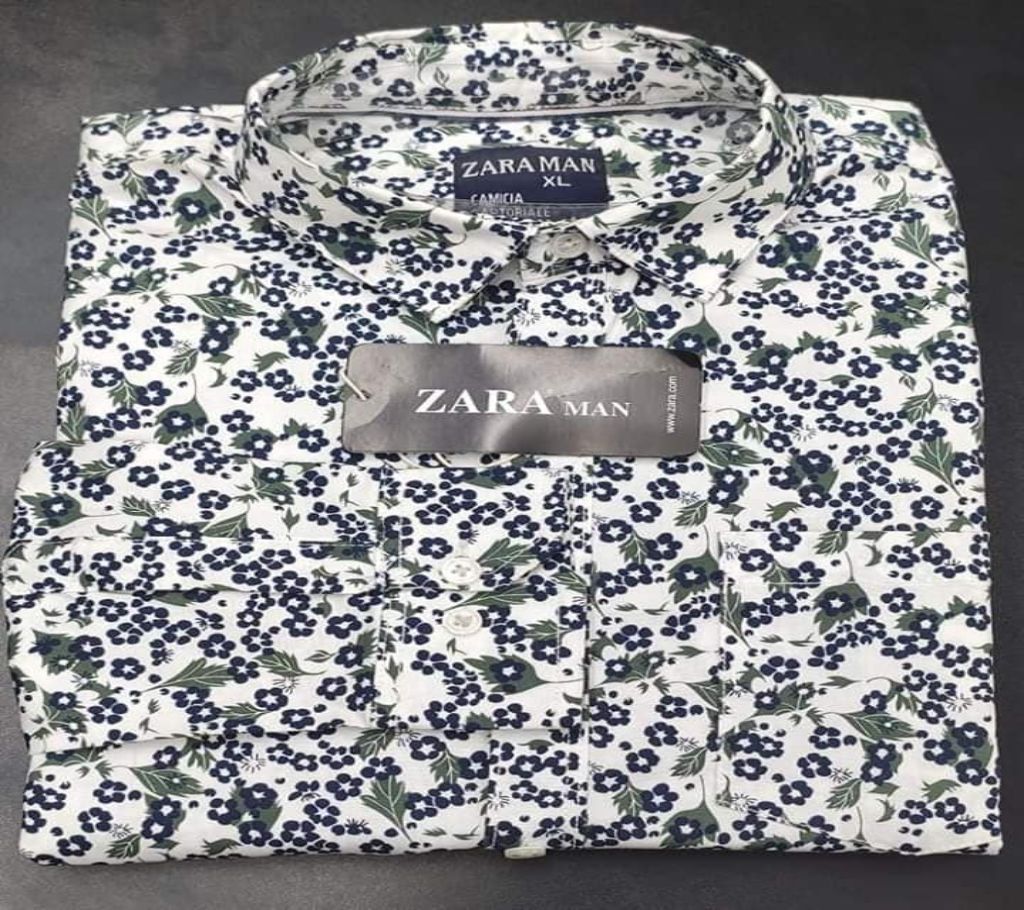 Full Sleeve Casual Cotton Shirt For Men- Mix Color - 003 - 8FIC