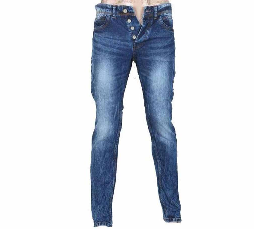 Menz Blue Semi-Narrow Jeans Pant
