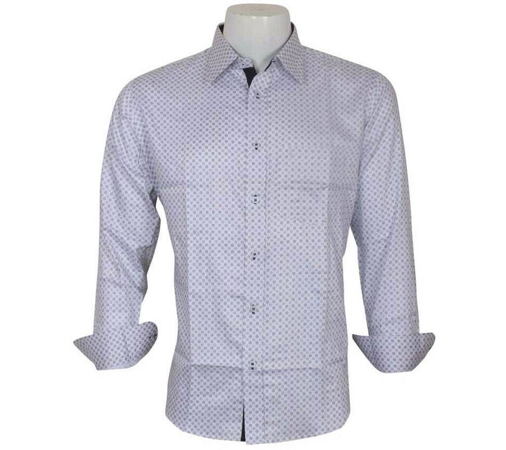 Menz Full Sleeve White Formal Shirt