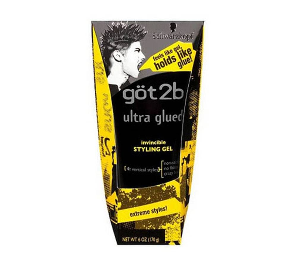 Got2b Ultra Glued Invincible Styling Gel USA