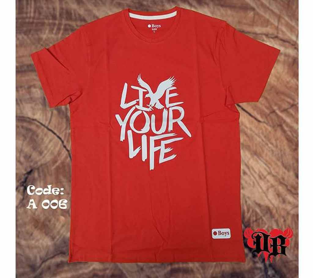 Live Your Life Cotton T-Shirt