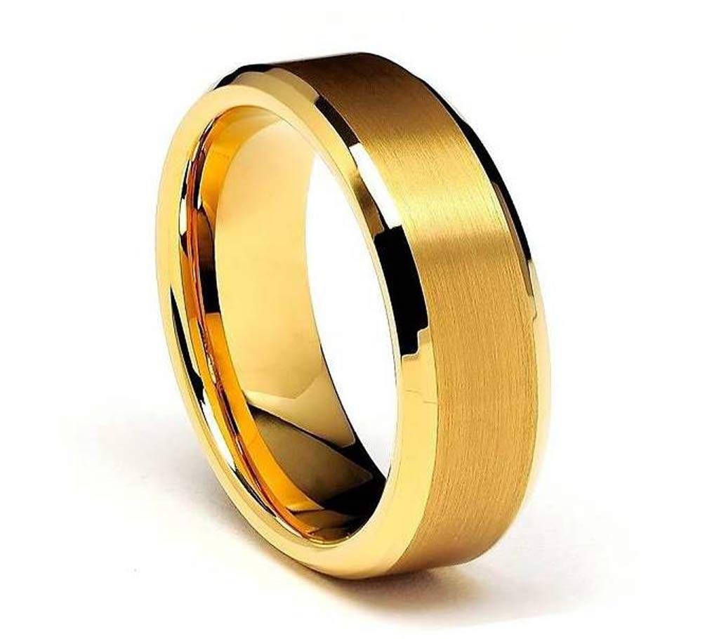 Gold Plated Menz Finger Ring