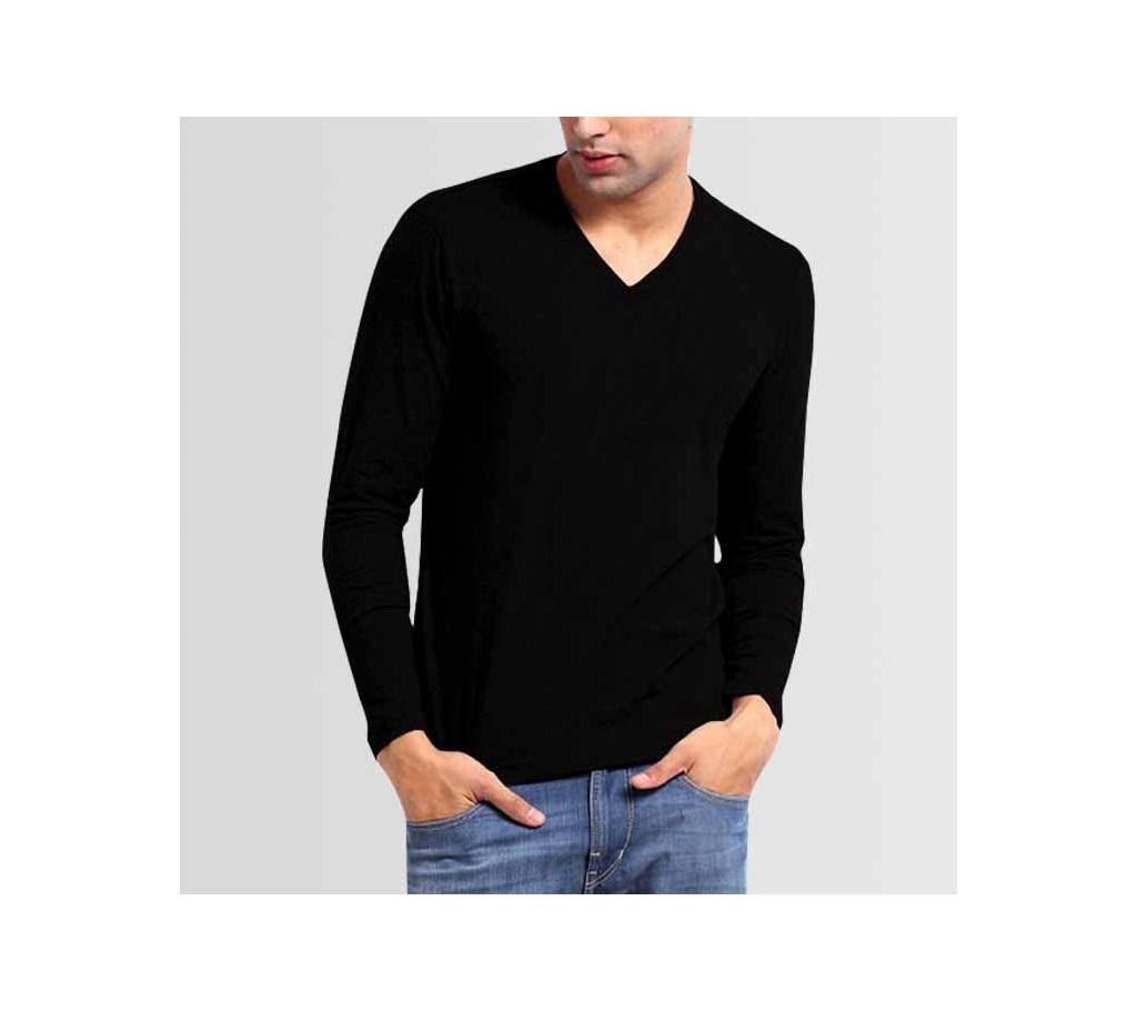 Full Sleeve  V neck   t-shirt for men.