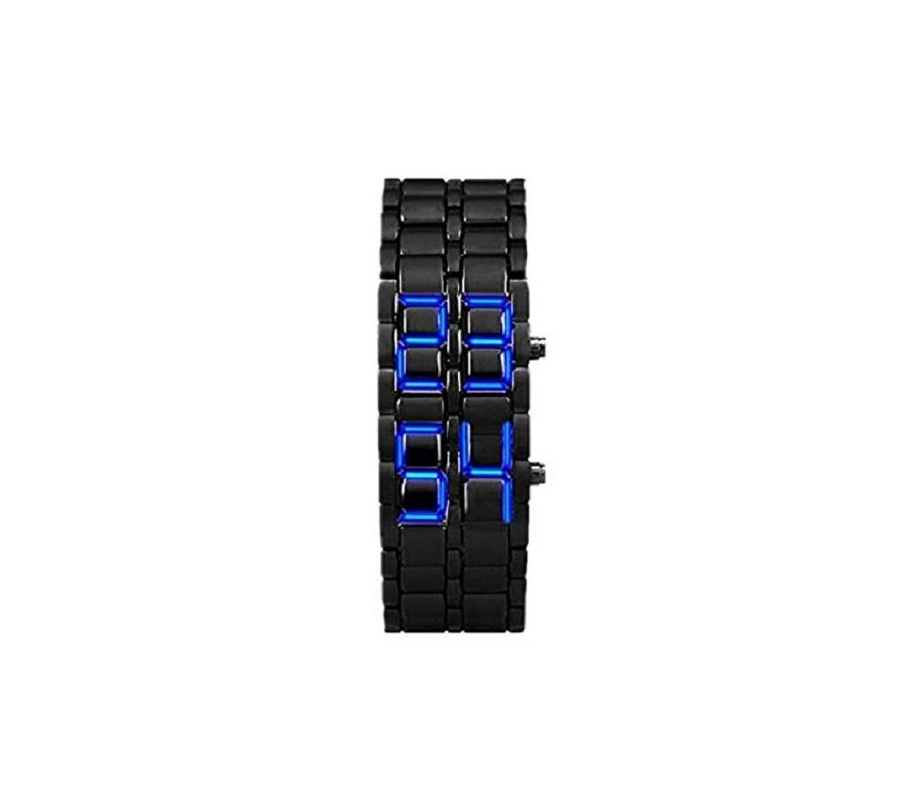 Samurai LED  Watch Display-Blue