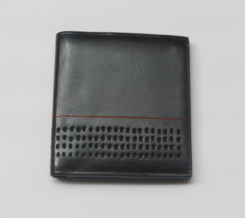 Genuine Leather Mens Regular Shaped Wallet For Men 