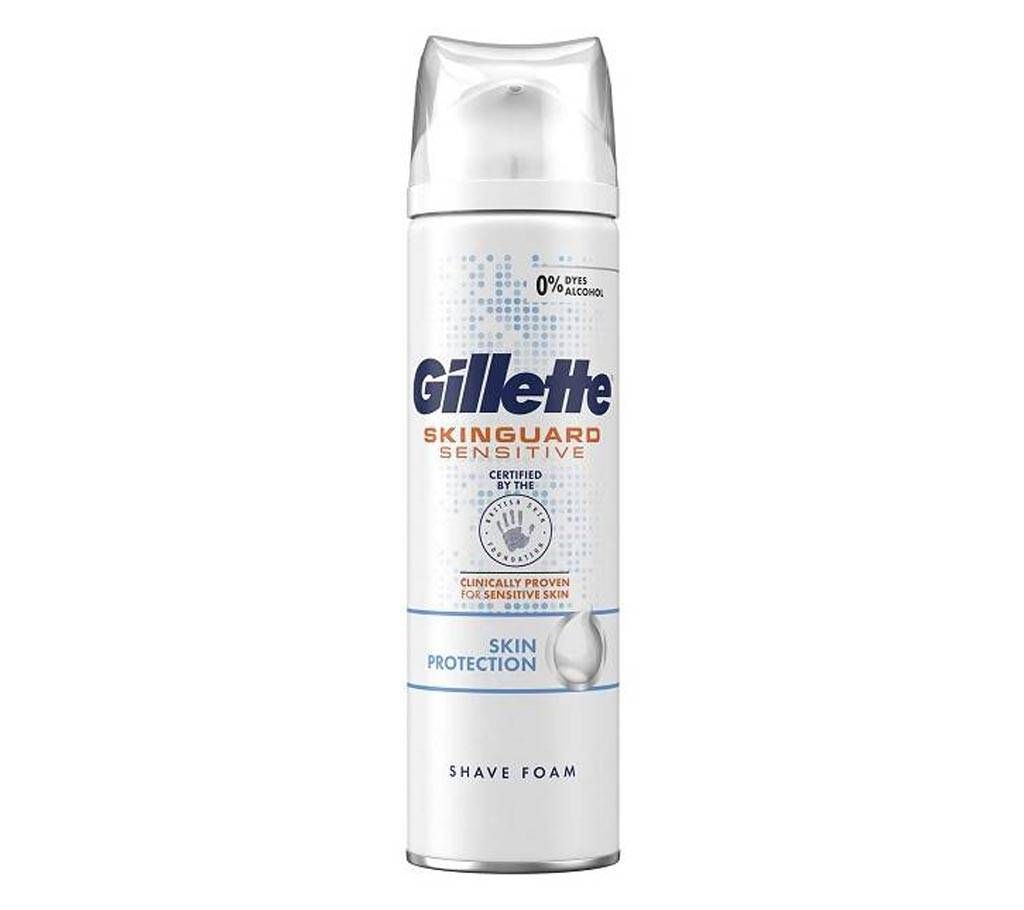 Skinguard Mens Sensitive Shaving Foam-250ml-UK
