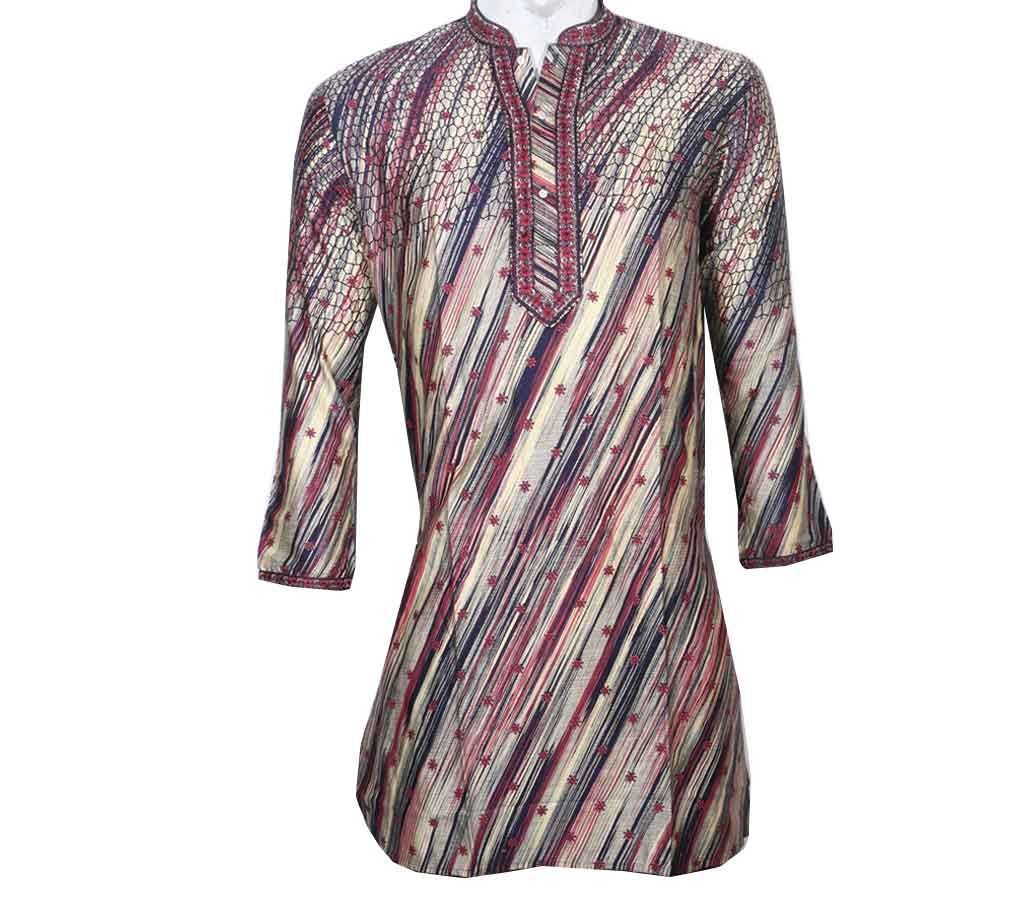 Printed Semi Long Punjabi